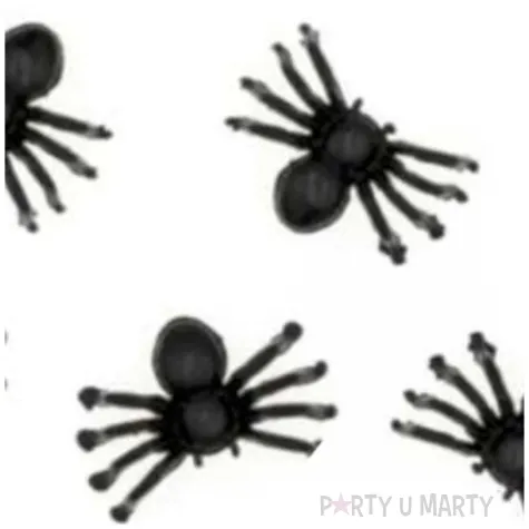konfetti halloween czarne pajaki partypal 10 szt