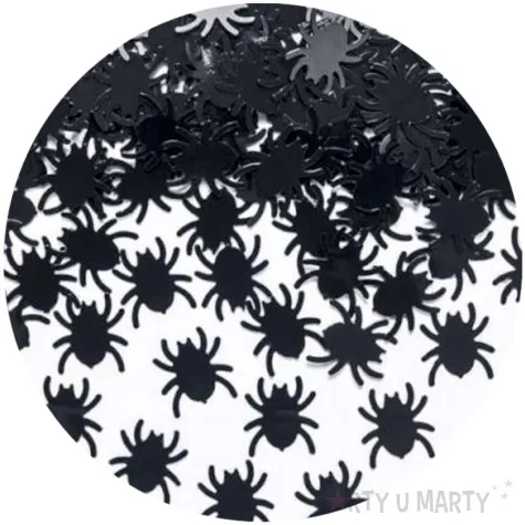 konfetti halloween pajaki czarny partydeco 15g