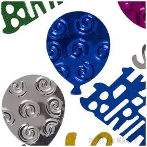 konfetti happy birthday metalowe mix ootb