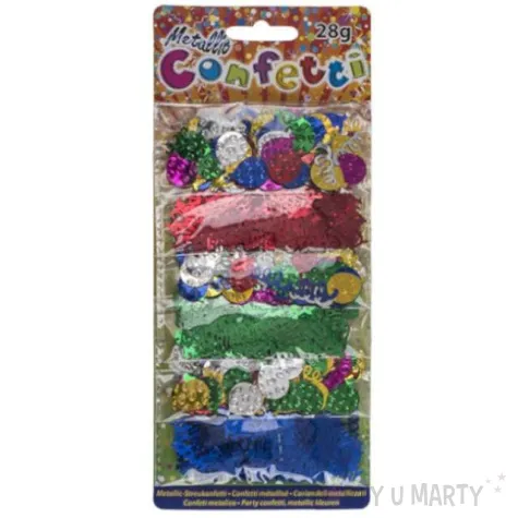 konfetti happy birthday metalowe mix ootb