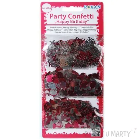 konfetti happy birthday mix rozowe