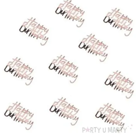 konfetti happy birthday rozowe zloto ginger ray 14 g