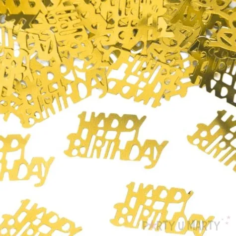 konfetti happy birthday zlote partypal 15 g