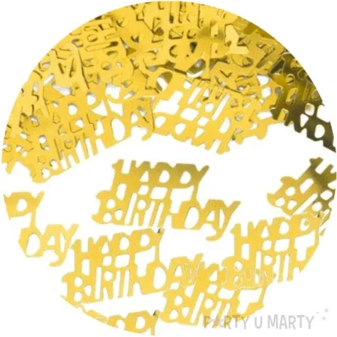konfetti happy birthday zlote partypal 15 g