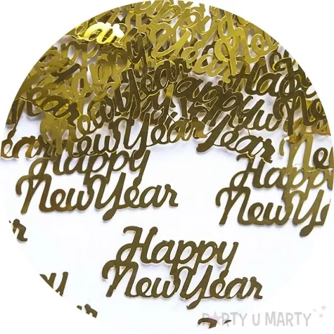 konfetti happy new year partydeco 4 x 2 cm 3 g