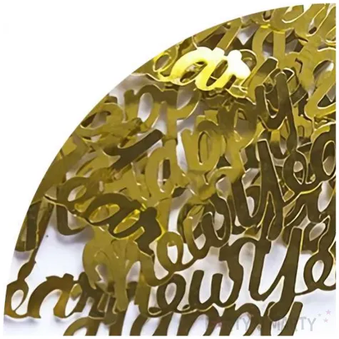 konfetti happy new year partydeco 4 x 2 cm 3 g