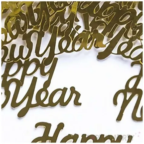 konfetti happy new year partydeco 4 x 2 cm 3 g