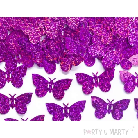 konfetti holograficzne motyle rozowe 15g 1 op