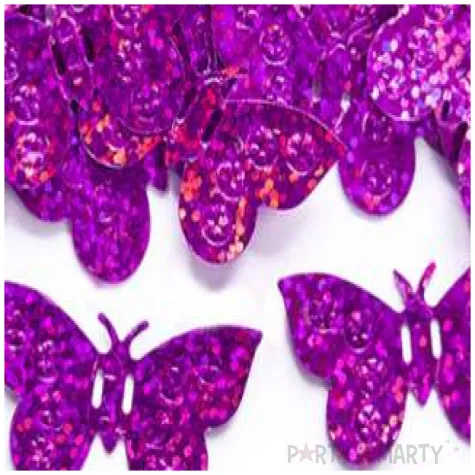 konfetti holograficzne motyle rozowe 15g 1 op