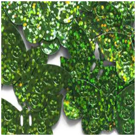 konfetti holograficzne motyle zielone 15g 1op