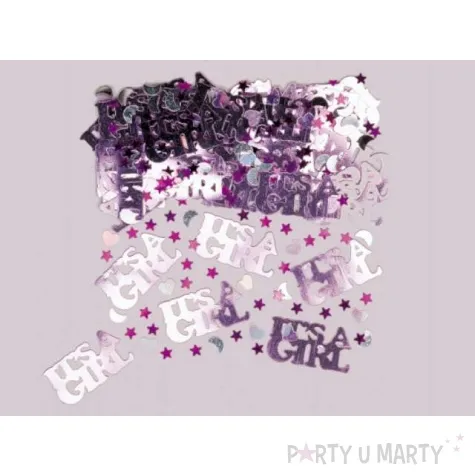 konfetti it s a girl metalizowane 14g 1op
