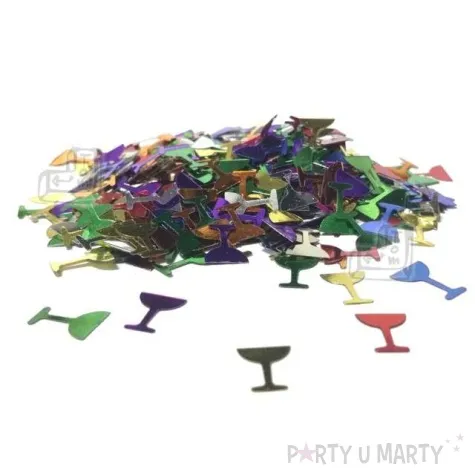 konfetti kieliszki koktajlowe mix