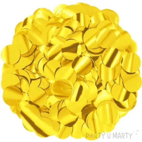 konfetti koleczka foliowe zlote partypal 500 g