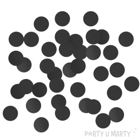 konfetti koleczka godan czarne 2 cm 250 g