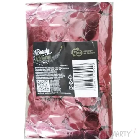 konfetti koleczka godan rozowe zloto 2 cm 250 g