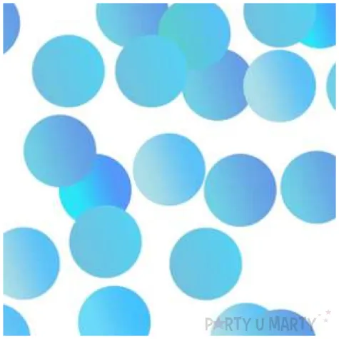 konfetti koleczka godan turkusowe 1 5 cm 18 g