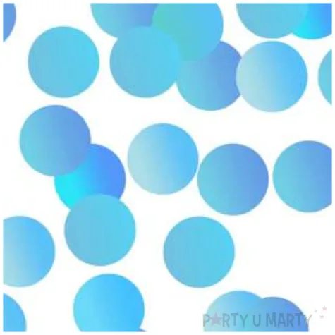 konfetti koleczka godan turkusowe 2 cm 250 g