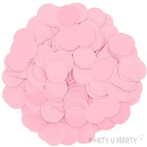 konfetti koleczka papierowe rozowe partypal 15 g