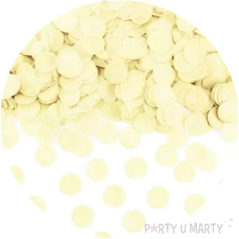 konfetti kolka kremowy jasny partydeco 15g