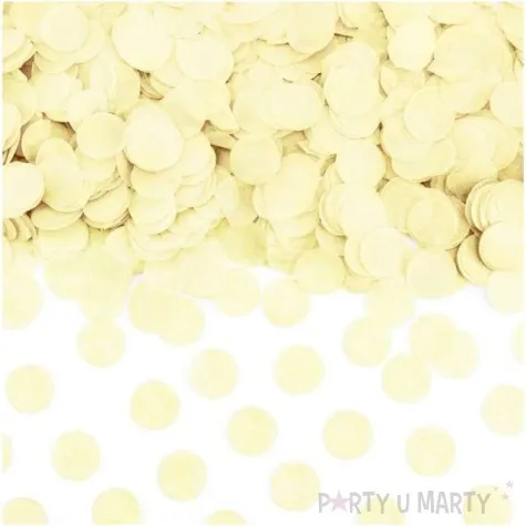konfetti kolka kremowy jasny partydeco 15g