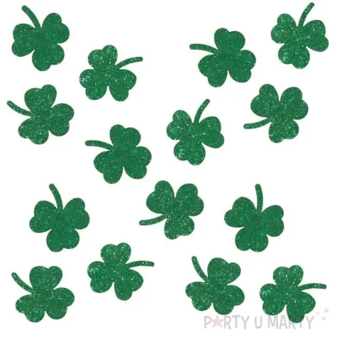 konfetti koniczyny brokatowe ptitclown 50 szt