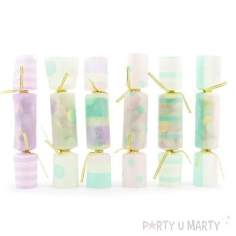 konfetti krakersy partydeco 6szt