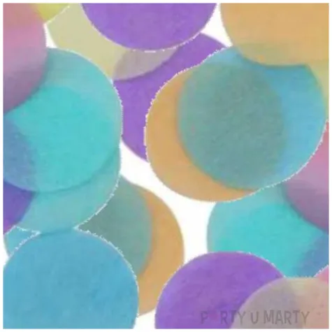 konfetti krazki pastelowe mix amscan 15 g