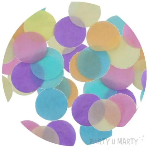 konfetti krazki pastelowe mix amscan 15 g