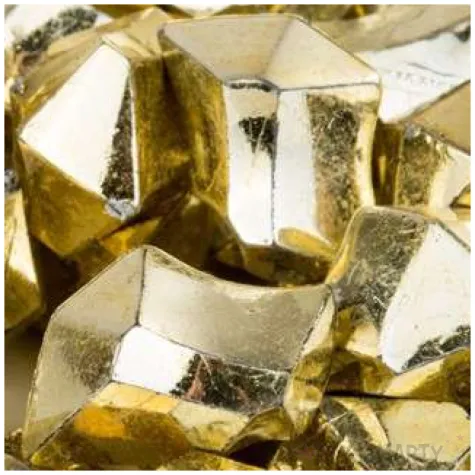 konfetti krysztalowy lod zloto czakos 50 szt