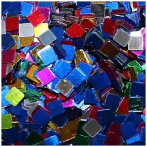 konfetti kwadraty 5 x 5 mm mix titanum 14 g