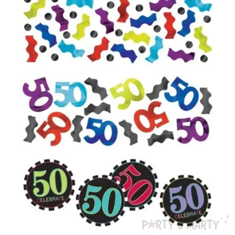 konfetti liczba 50 amscan 34 g