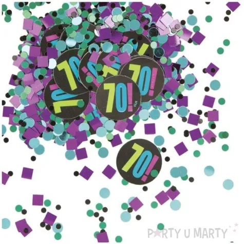 konfetti liczba 70 czarne 14 2 g