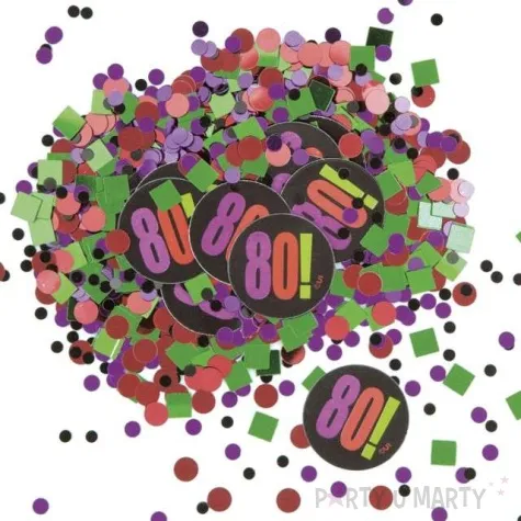 konfetti liczba 80 czarne 14 2 g