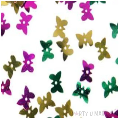 konfetti metalizowane motylki 15g 1 op
