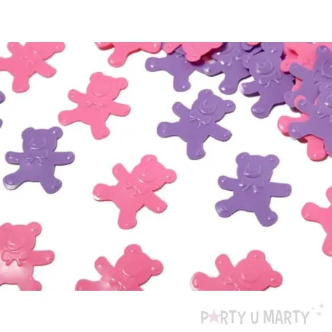 konfetti misie rozowe fioletowe 15 g 1 op