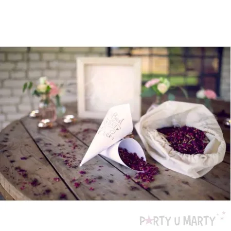 konfetti naturalne platki roz partydeco 400 g