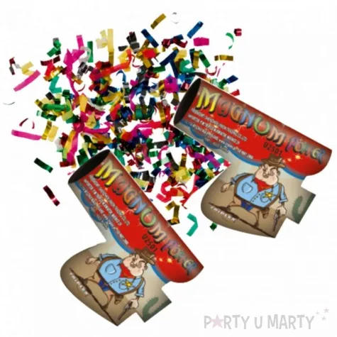 konfetti pistolety strzelajace triplex 4 szt