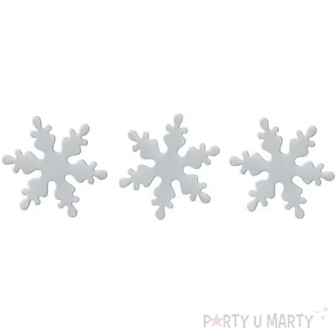 konfetti platki sniegu biale titanum 14 g