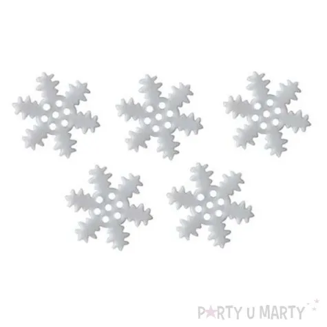 konfetti platki sniegu zabki biale titanum 14 g