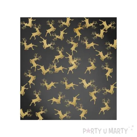 konfetti renifery zloty 2 3 x 3 6cm 1op