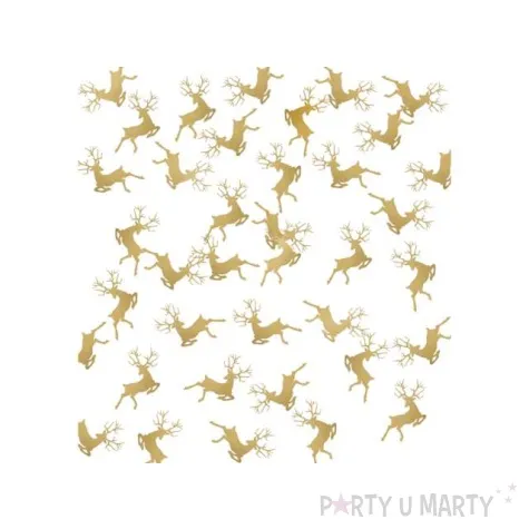 konfetti renifery zloty 2 3 x 3 6cm 1op