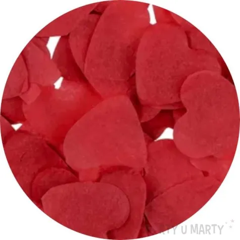 konfetti serca czerwone partydeco 15 g