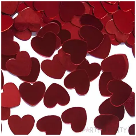 konfetti serca czerwony partydeco 5 mm 30 g