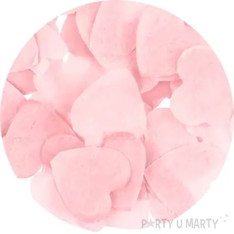 konfetti serca rozowe partydeco 15 g