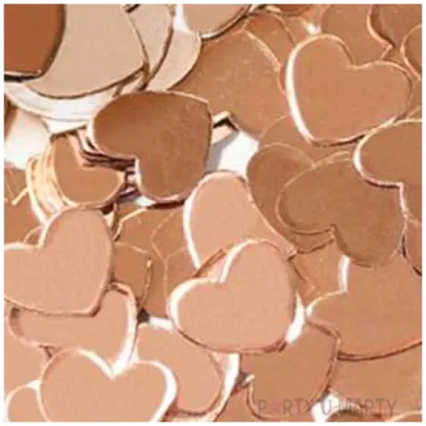 konfetti serca rozowe zloto godan 12 g