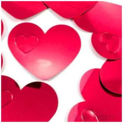 konfetti serca xxl czerwone folat 14g