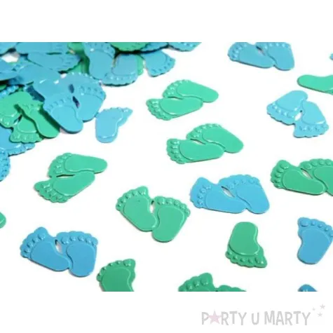 konfetti stopki zielone niebieskie 15 g 1 op