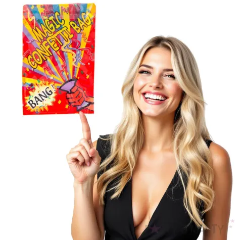 konfetti strzelajaca torebka funny fashion