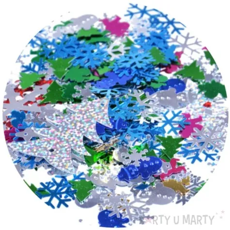 konfetti swiateczne cekiny mix arpex 15 g