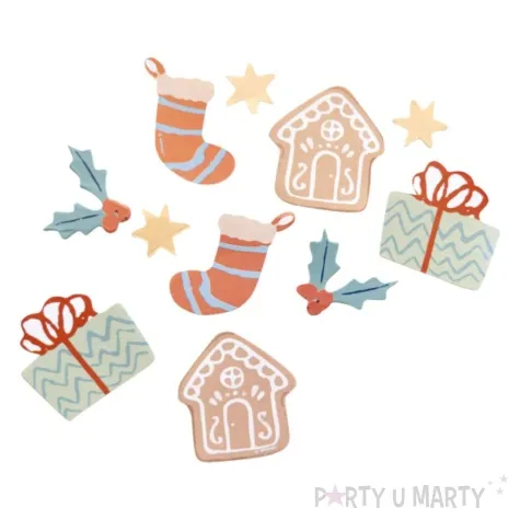 konfetti swiateczny mix amscan 14g